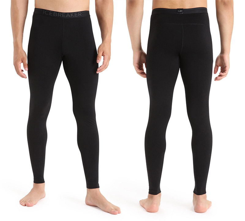 Guy wearing Icebreaker Merino leggings